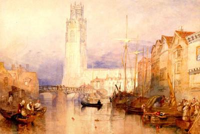 Joseph Mallord William Turner Boston in Lincolnshire oil painting picture